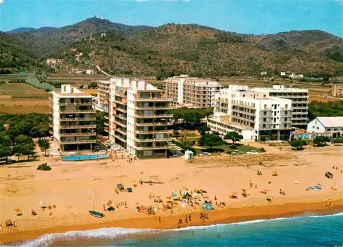 AK / Ansichtskarte 73909559 Malgrat-de-Mar_Cataluna_ES Playa Fliegeraufnahme