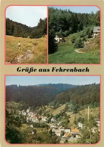 AK / Ansichtskarte 73909564 Fehrenbach_Thueringer_Wald Panorama Ortsansicht