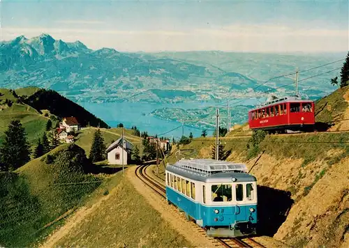 AK / Ansichtskarte  Rigi__LZ Vitznau und Arth Rigi Bahnen