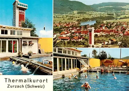 AK / Ansichtskarte  Zurzach Thermalbad Teilansichten Panroama