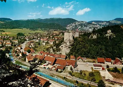 AK / Ansichtskarte  Klus_Balsthal mit Schloss Alt Falkenstein