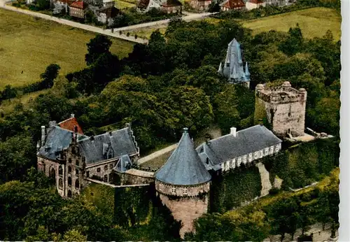 AK / Ansichtskarte  Bad_Bentheim Schloss Bentheim Hotel Grossfeld Fliegeraufnahme