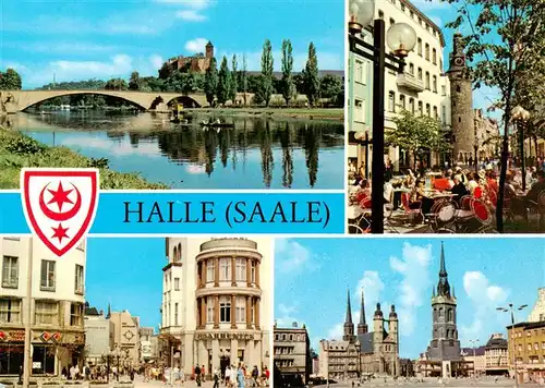 AK / Ansichtskarte  Halle__Saale Mittlere Klement Gottwald Strasse Hansering Markt