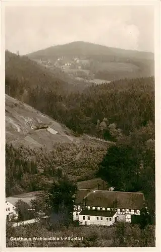 AK / Ansichtskarte  Poebeltal_Schmiedeberg_Osterzgebirge Gasthaus Wahlsmuehle