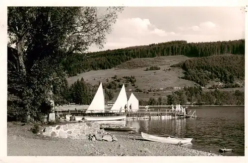 AK / Ansichtskarte 73909742 Titisee Anlegebruecke