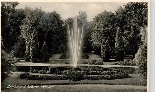 AK / Ansichtskarte  Bad_Altheide_Polanica-Zdrój_PL Kurpark Fontaene