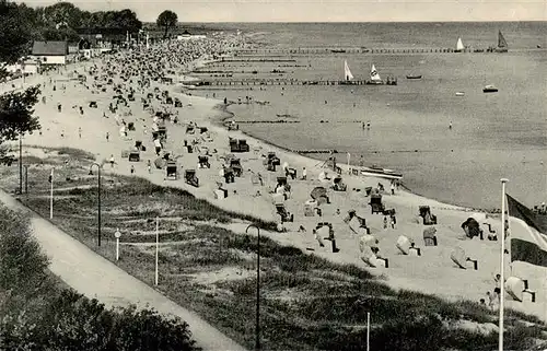 AK / Ansichtskarte  Groemitz_Ostseebad Strandblick