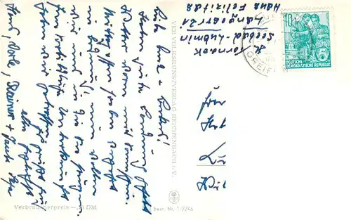 AK / Ansichtskarte  Lubmin_Ostseebad Strand FDGB Erholungsheime Adolf Diesterweg Haus und Philipp Mueller Am Strand