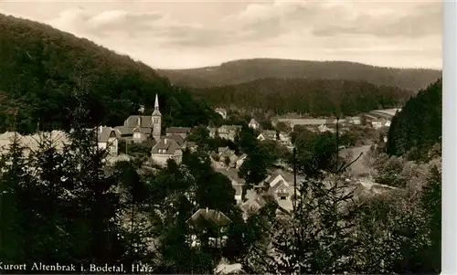 AK / Ansichtskarte  Altenbrak_Harz Panorama im Bodetal