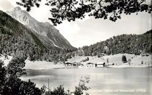 AK / Ansichtskarte  Lautersee__Mittenwald_Wetterstein_2478m_Bayern Panorama