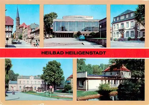 AK / Ansichtskarte 73909863 Heiligenstadt__Eichsfeld Am Berge Kreiskulturhaus Dr Theodor Neubauer Rathaus Bahnhof Kneippbad