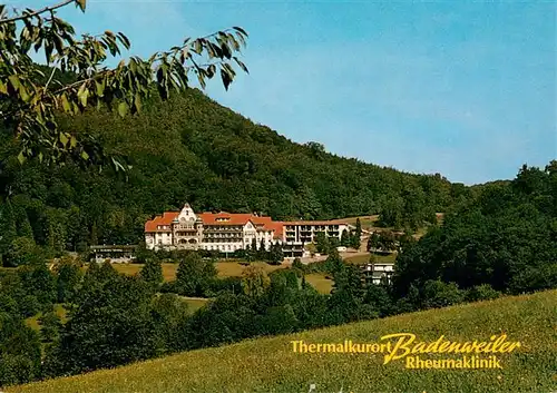 AK / Ansichtskarte 73909883 Badenweiler Rheumaklinik der BVA