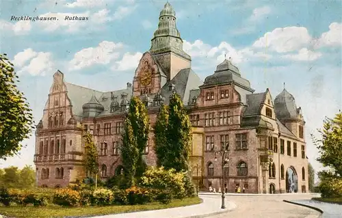 AK / Ansichtskarte  Recklinghausen__Westfalen Rathaus