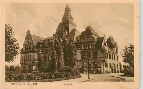 AK / Ansichtskarte  Recklinghausen__Westfalen Rathaus