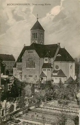 AK / Ansichtskarte  Recklinghausen__Westfalen Neue ev Kirche