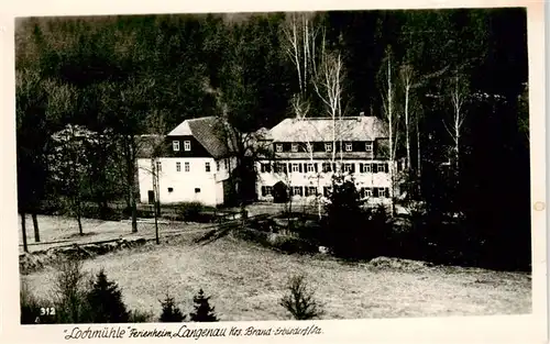 AK / Ansichtskarte  Lochmuehle_Saechsische_Schweiz Ferienheim Langenau