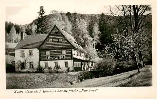 AK / Ansichtskarte  Waltersdorf_Zittau Gasthaus Sommerfrische Neu Sorge