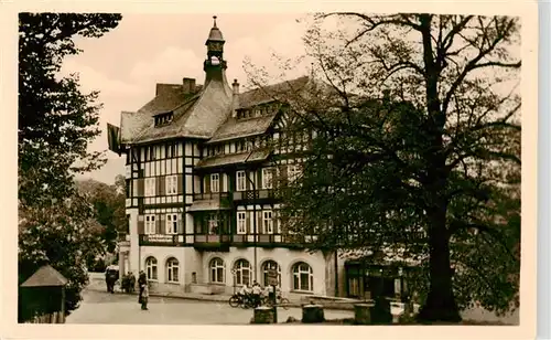 AK / Ansichtskarte 73909944 Schwarzburg_Thueringer_Wald Reichsbahn Erholungsheim Ernst Thaelmann