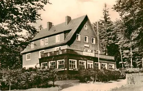 AK / Ansichtskarte  Gehren_Thueringen Kleiner Inselsberg Haus am Reitstein