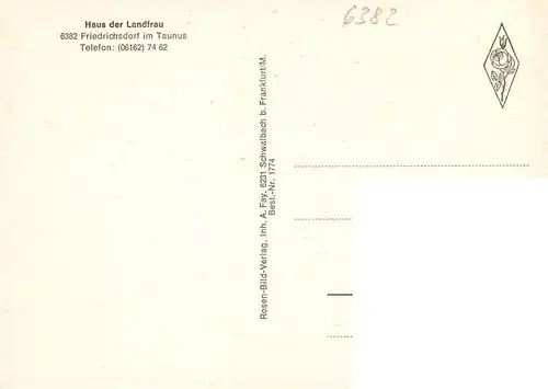 AK / Ansichtskarte  Friedrichsdorf__Taunus Haus der Landfrau
