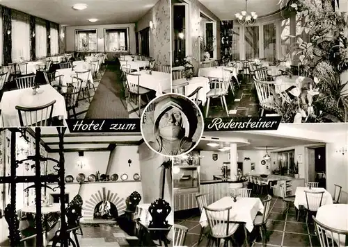 AK / Ansichtskarte 73910015 Neustadt_Odenwald Hotel zum Rodensteiner Gastraeume