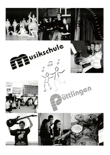 AK / Ansichtskarte 73910037 Puettlingen_Saarland Musikschule Puettlingen Teilansichten
