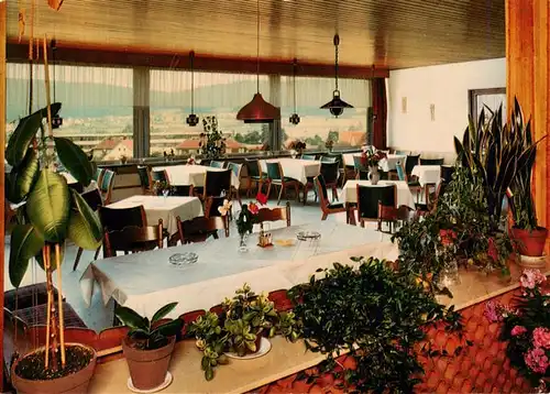 AK / Ansichtskarte  Hoechst_Odenwald Hotel Lust Speisesaal