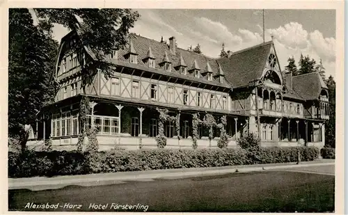 AK / Ansichtskarte 73910070 Alexisbad_Harz Hotel Foersterling