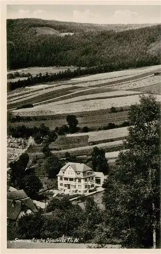 AK / Ansichtskarte  Doeschnitz_Thueringen Haus Sonnenau im Sorbitztal