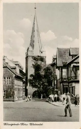 AK / Ansichtskarte  Wernigerode_Harz Westerntor