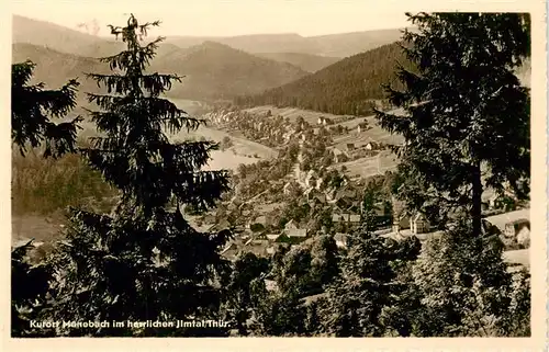 AK / Ansichtskarte 73910113 Manebach Panorama Kurort im Ilmtal Thueringer Wald