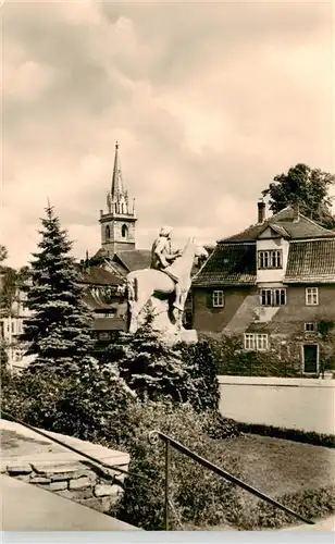 AK / Ansichtskarte  Bad_Langensalza Reiterdenkmal