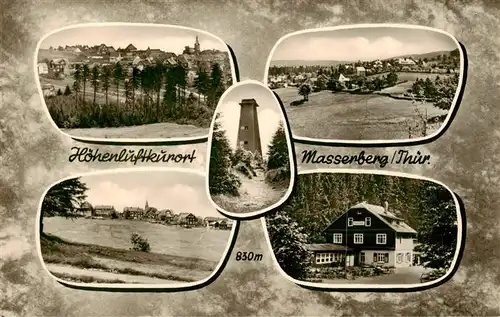 AK / Ansichtskarte  Masserberg Panorama Hoehenluftkurort Aussichtsturm