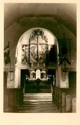 AK / Ansichtskarte 73910160 Luetzen_Sachsen-Anhalt Interieur der Gustav-Adolf-Kapelle Handabzug