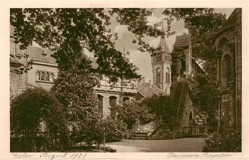 AK / Ansichtskarte  Goslar Das innere Rosentor Kupfertiefdruck