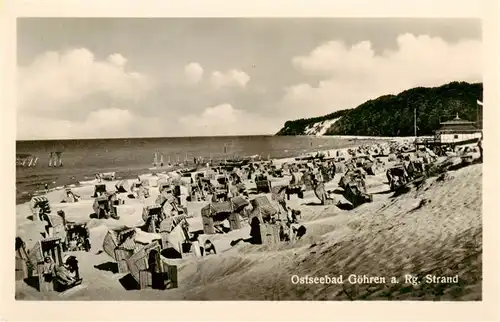 AK / Ansichtskarte  Goehren__Ostseebad_Ruegen Strand