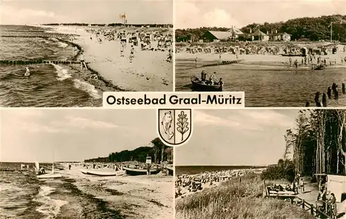 AK / Ansichtskarte 73910191 Graal-Mueritz_Ostseebad Strandleben Uferpromenade