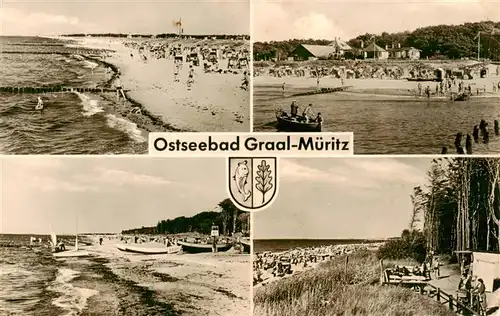 AK / Ansichtskarte  Graal-Mueritz_Ostseebad Strandleben Uferpromenade