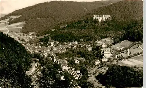 AK / Ansichtskarte  Leutenberg_Thueringen Panorama Blick vom Neuen Weg Handabzug