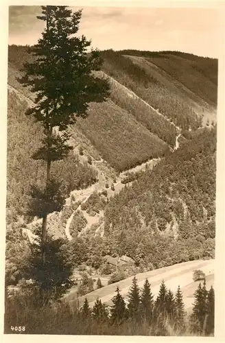 AK / Ansichtskarte  Leutenberg_Thueringen Panorama Herschdorfer Tal Handabzug