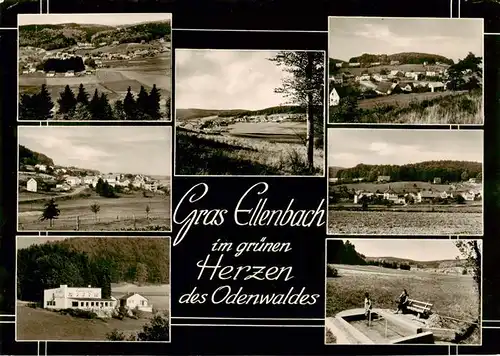 AK / Ansichtskarte  Gras-Ellenbach_Grasellenbach Kuranlagen Teilansichten Wassertreten Panorama