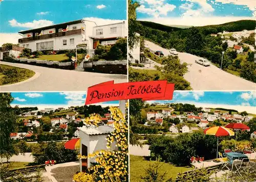 AK / Ansichtskarte  Hassenroth_Hoechst _Odenwald Pension Haus Talblick Panorama Terrasse