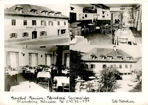 AK / Ansichtskarte 73910236 Moosburg_Kaernten Gasthof Pension Sagmeister Gastraeume