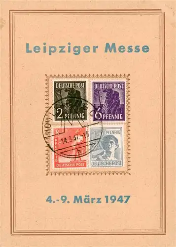 AK / Ansichtskarte  Leipzig Leipziger Messe Briefmarkenschau