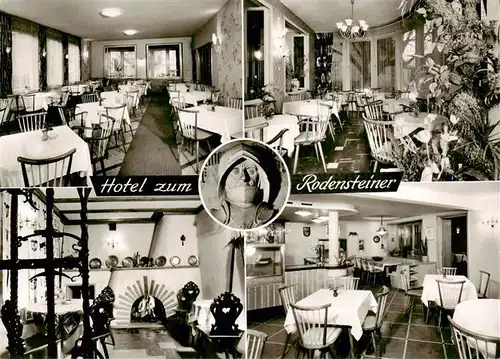 AK / Ansichtskarte 73910258 Neustadt_Odenwald Hotel zum Rodensteiner Gastraeume