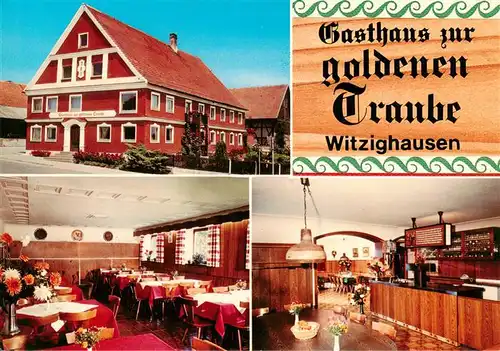 AK / Ansichtskarte 73910261 Witzighausen Gasthaus zur goldenen Traube Gastraeume