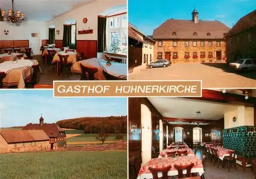 AK / Ansichtskarte  Huehnstetten Gasthof Huehnerkirche Gastraeume