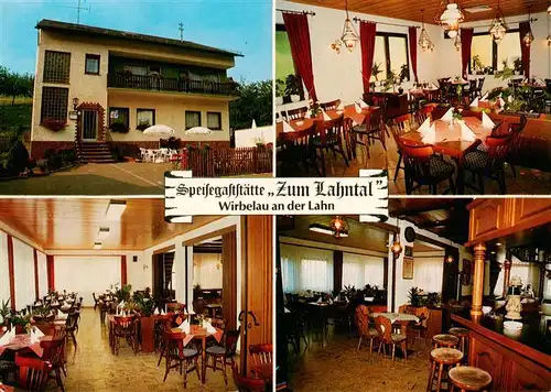 AK / Ansichtskarte 73910279 Wirbelau Speisegaststaette Zum Lahntal Gastraeume Bar