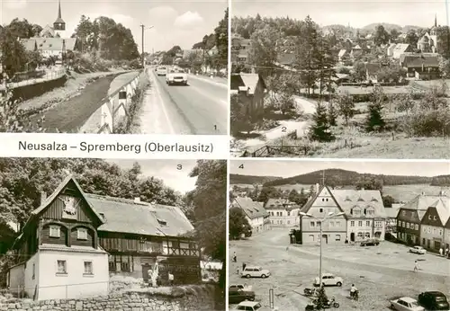 AK / Ansichtskarte  Neusalza-Spremberg Panorama Reiterhaus Rudolf Renner Platz