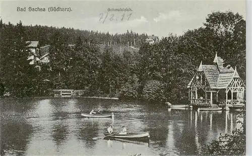 AK / Ansichtskarte  Bad_Sachsa_Harz Schmelzteich